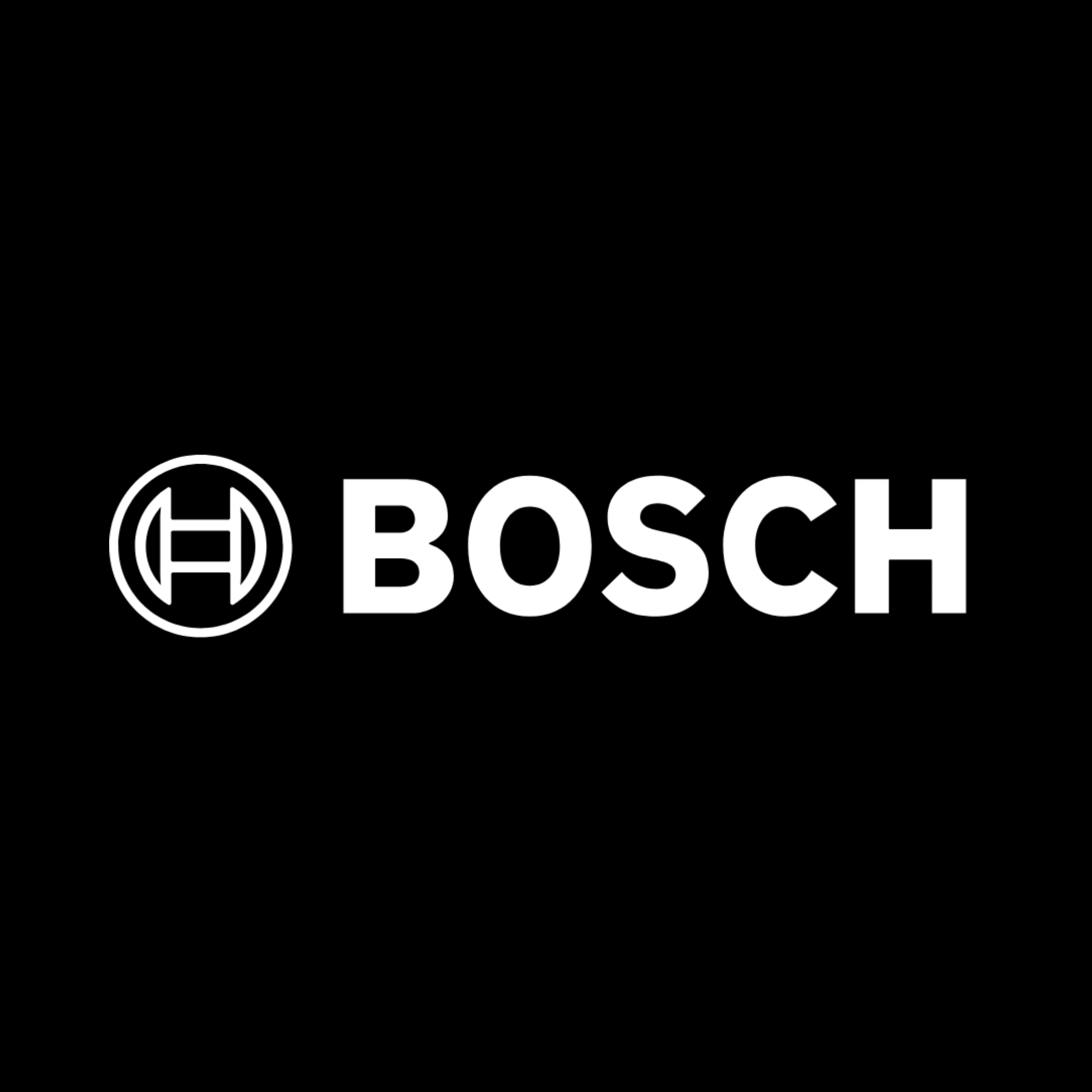 Bosch logo featuring a circular emblem with an 'H' inside, followed by the bold, uppercase text 'BOSCH' on a black background. Represents a special Bosch promotion.